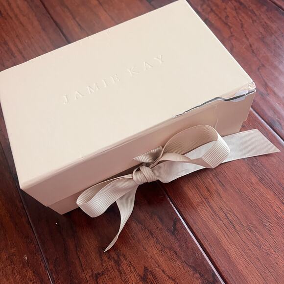 NIB Jamie Kay EU 25 (8.5/9T) Ballet Flat Patent Color Baby Soft Pink Coquette - Picture 7 of 10